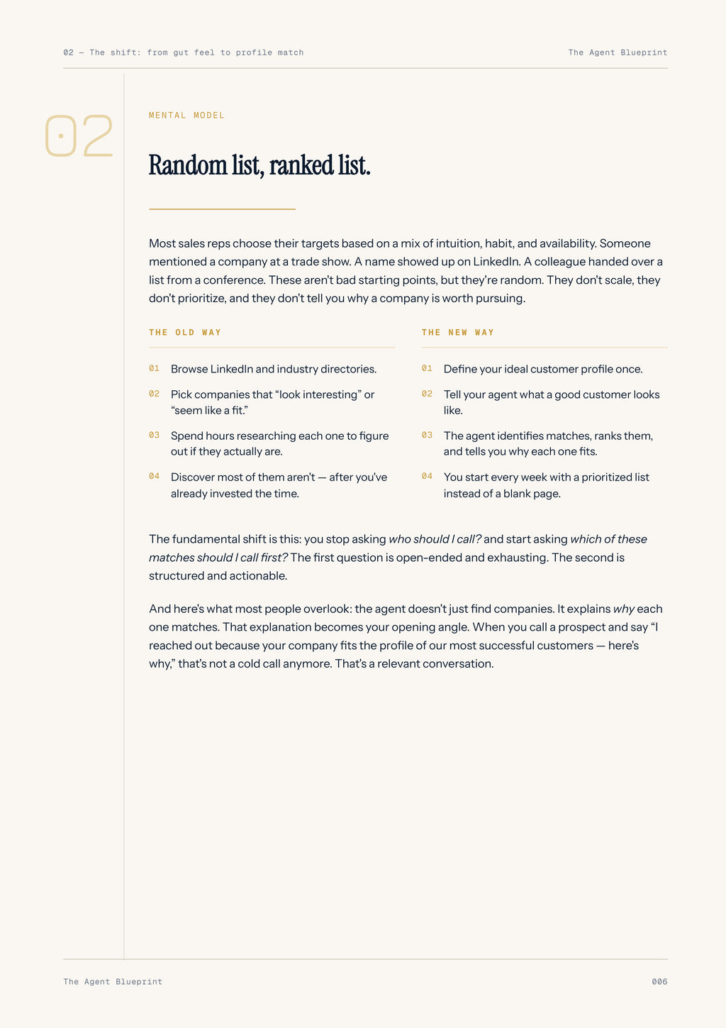 Target Account Identification - Sales Phase 1 | Step 2 of 4