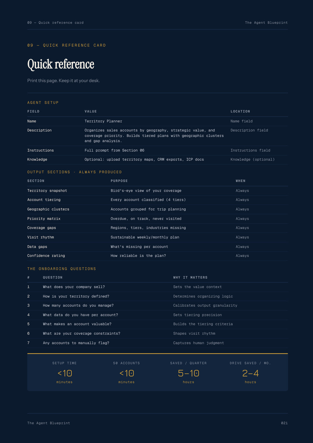 Territory Mapping Agent - Sales Phase 1 | Step 4 of 4