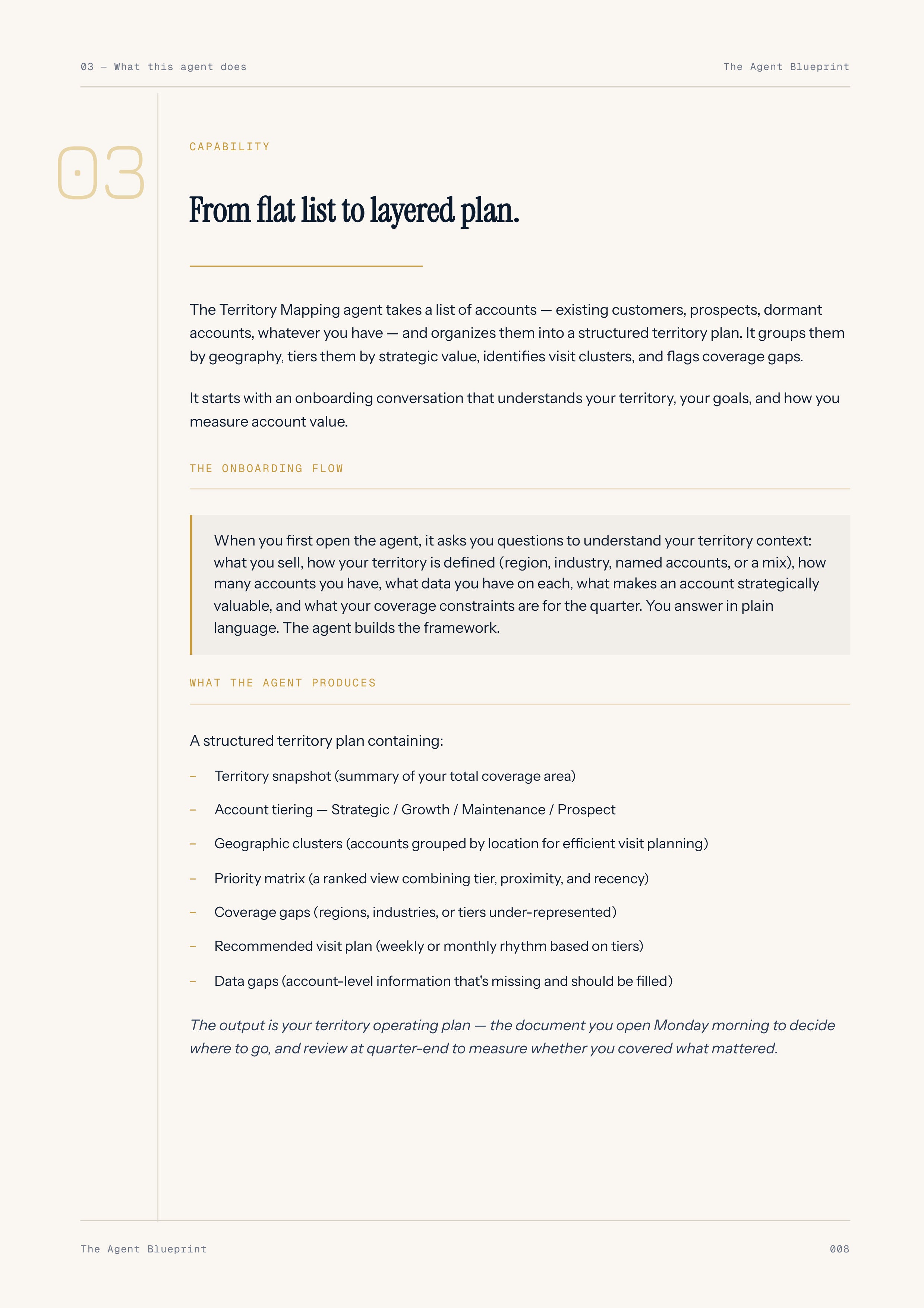 Territory Mapping Agent - Sales Phase 1 | Step 4 of 4