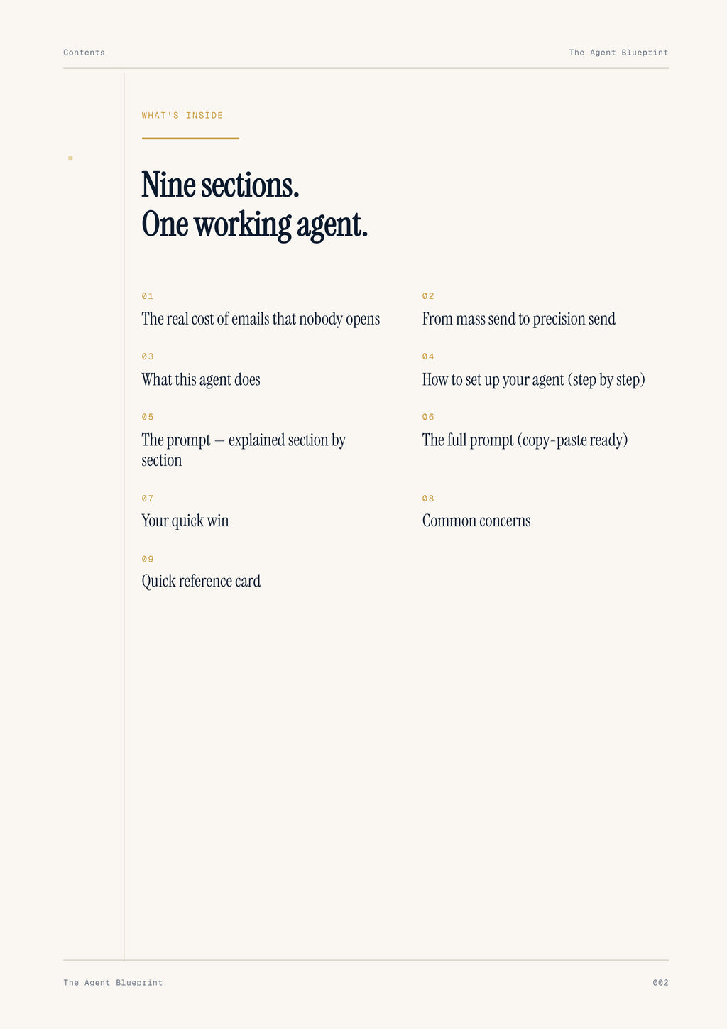 Cold E-Mail Writer Agent - Sales Phase 2 | Step 3 of 4