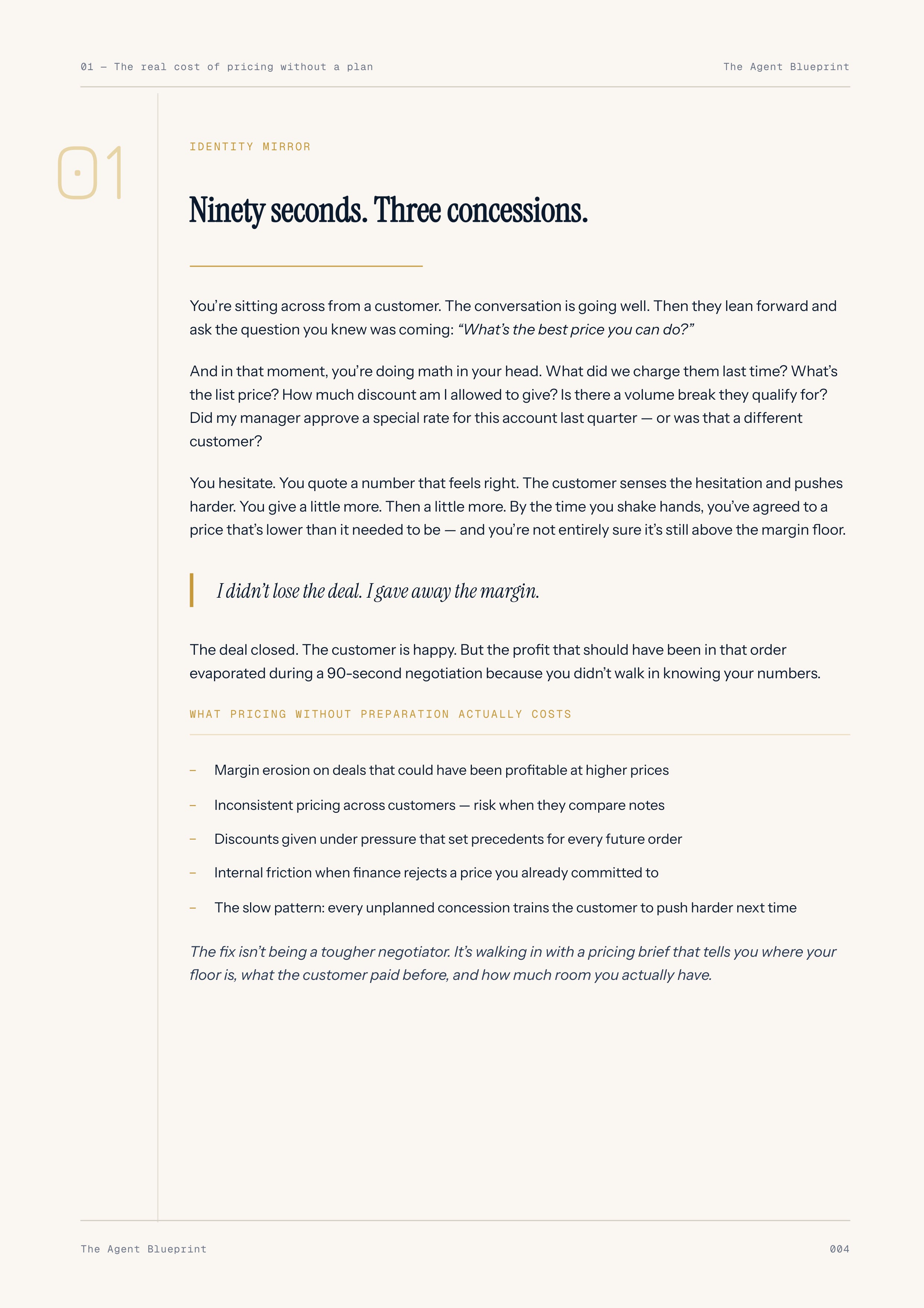 Pricing Pre-Check Agent - Sales Phase 3 | Step 4 of 4