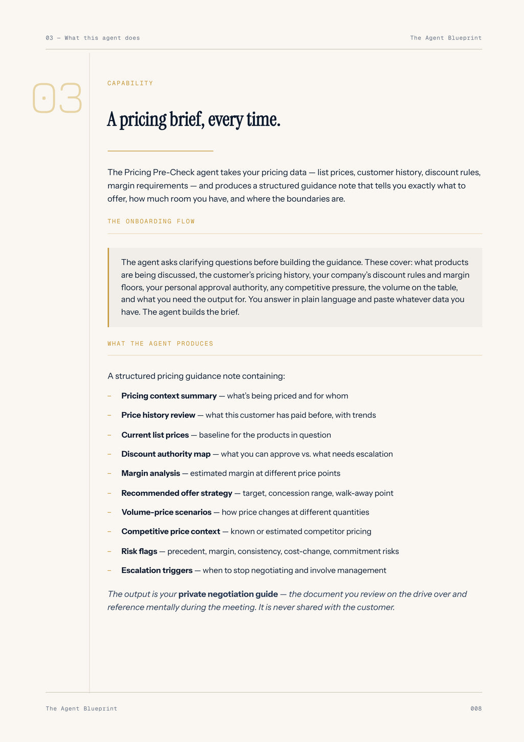 Pricing Pre-Check Agent - Sales Phase 3 | Step 4 of 4