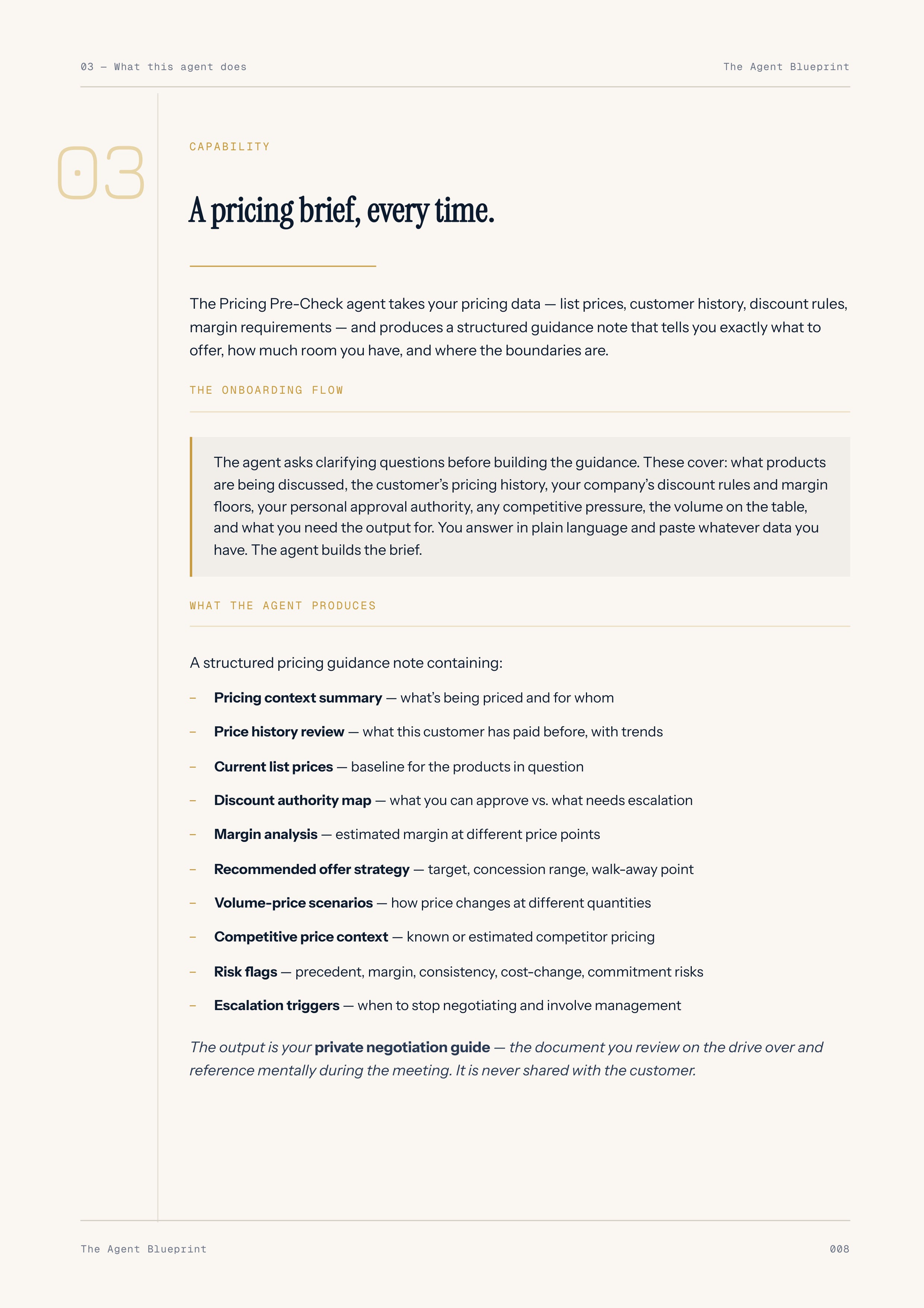 Pricing Pre-Check Agent - Sales Phase 3 | Step 4 of 4
