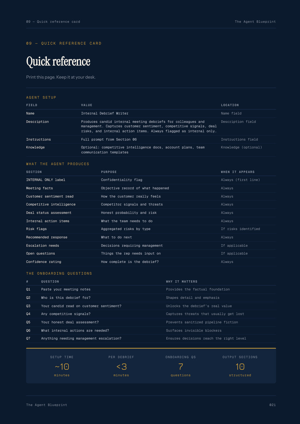 Internal Debrief Writer - Sales Phase 4 | Step 4 of 4