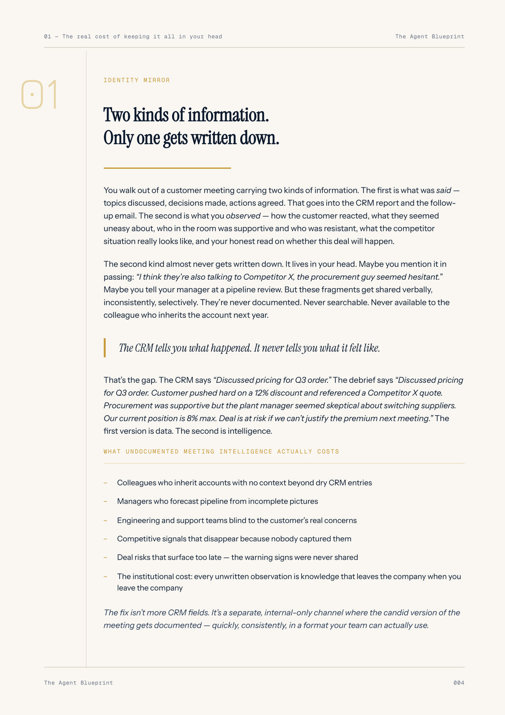 Internal Debrief Writer - Sales Phase 4 | Step 4 of 4