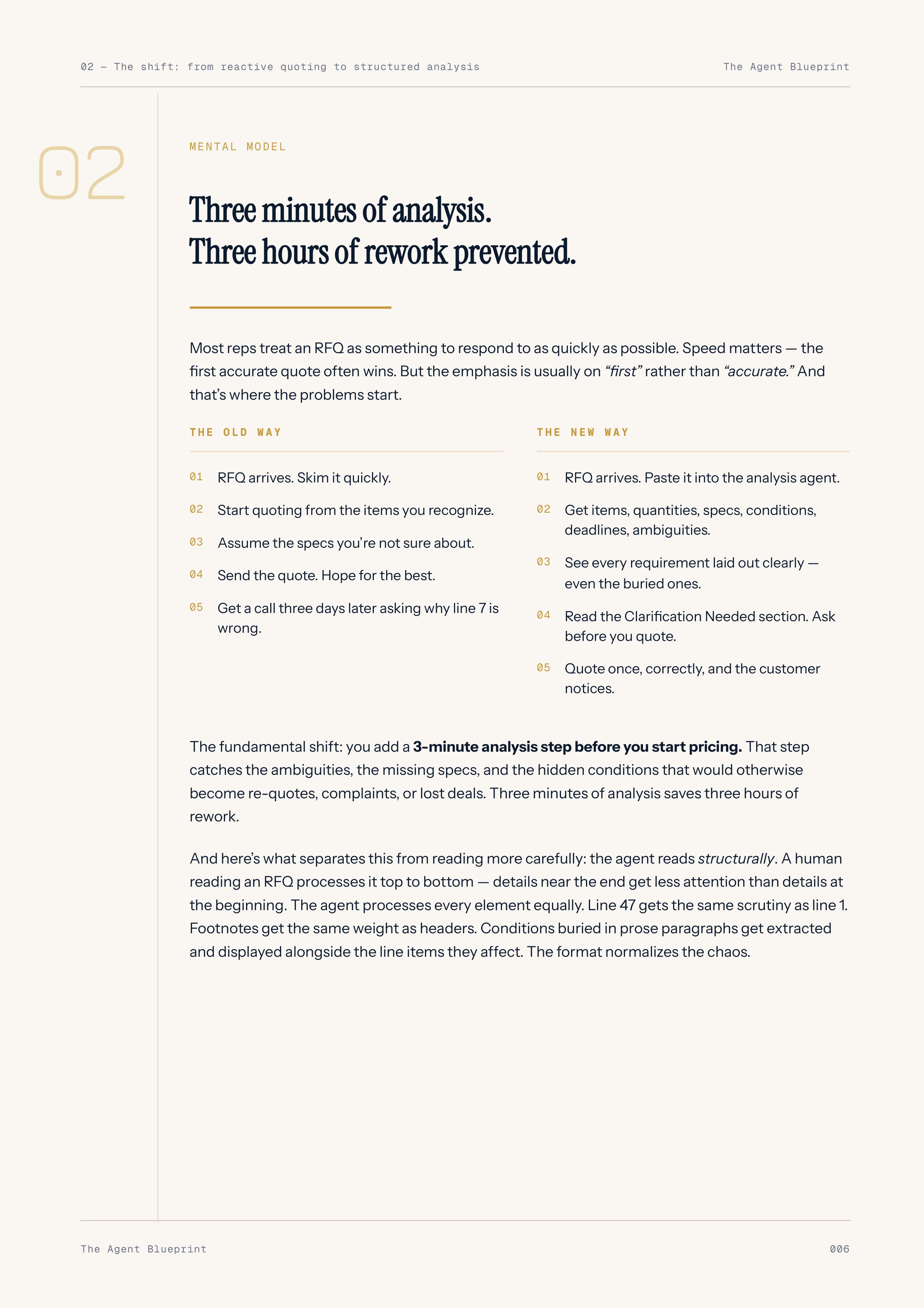 RFQ Analysis Agent - Sales Phase 5 | Step 1 of 5