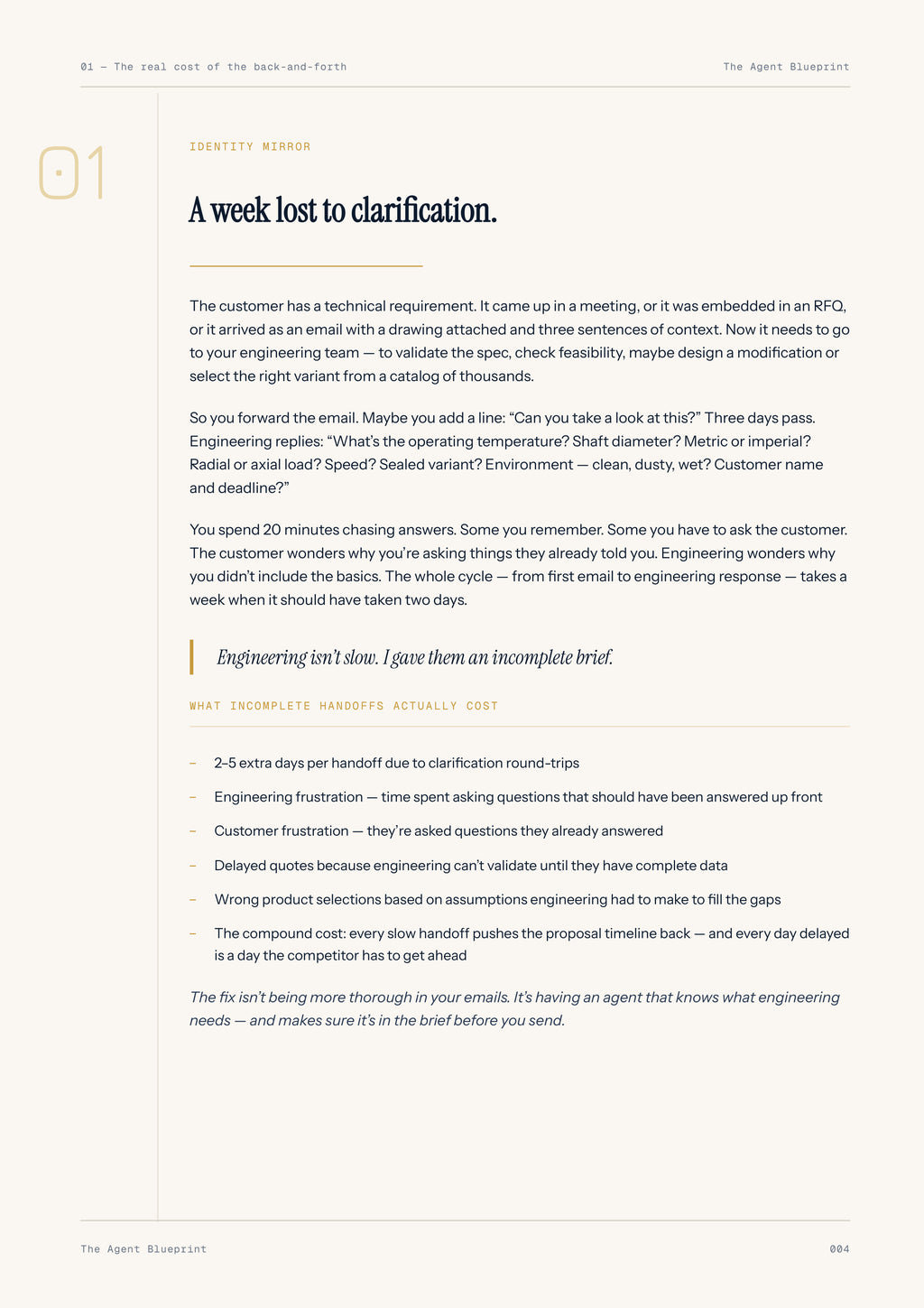 Technical Handoff Agent - Sales Phase 5 | Step 2 of 5