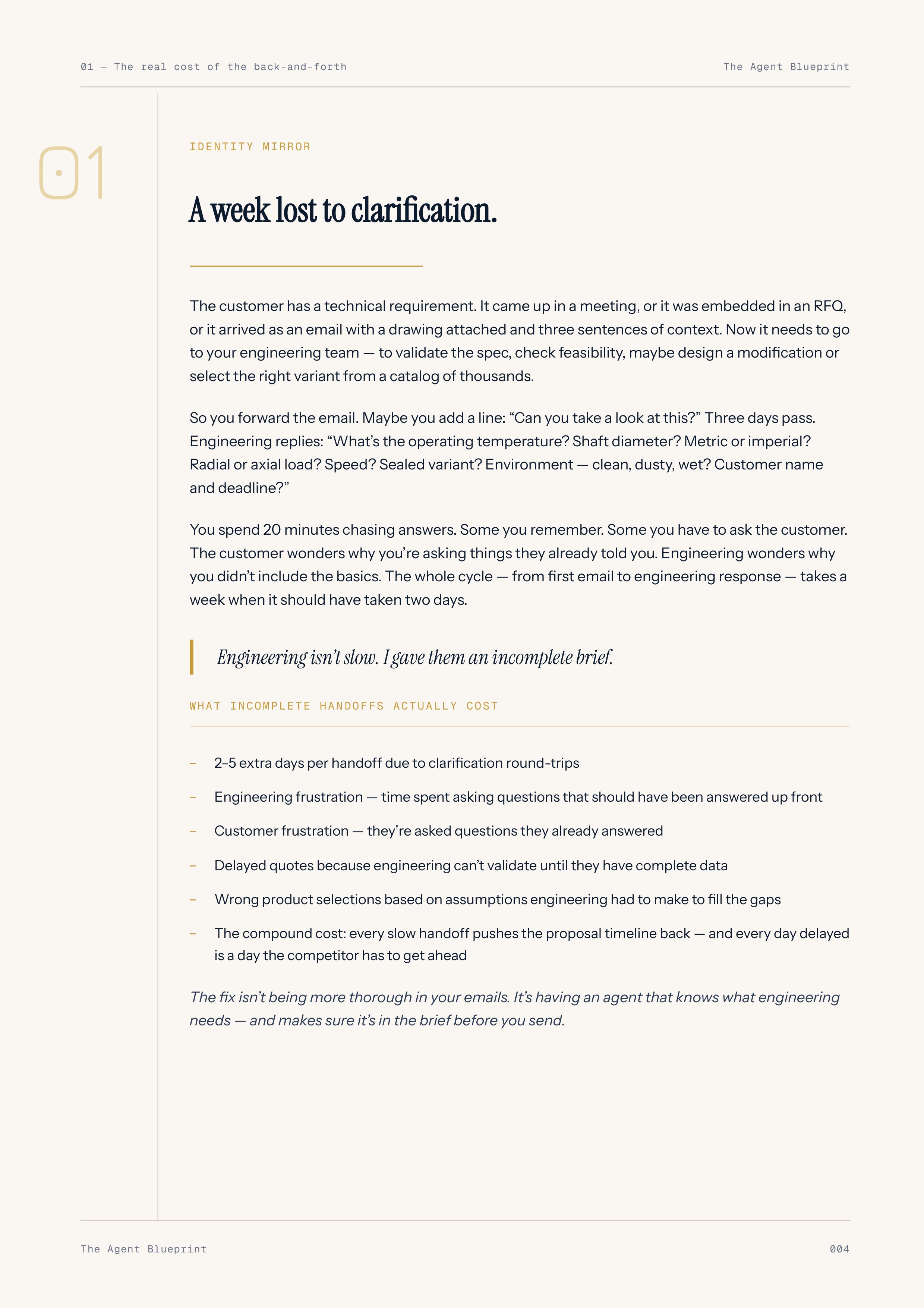 Technical Handoff Agent - Sales Phase 5 | Step 2 of 5