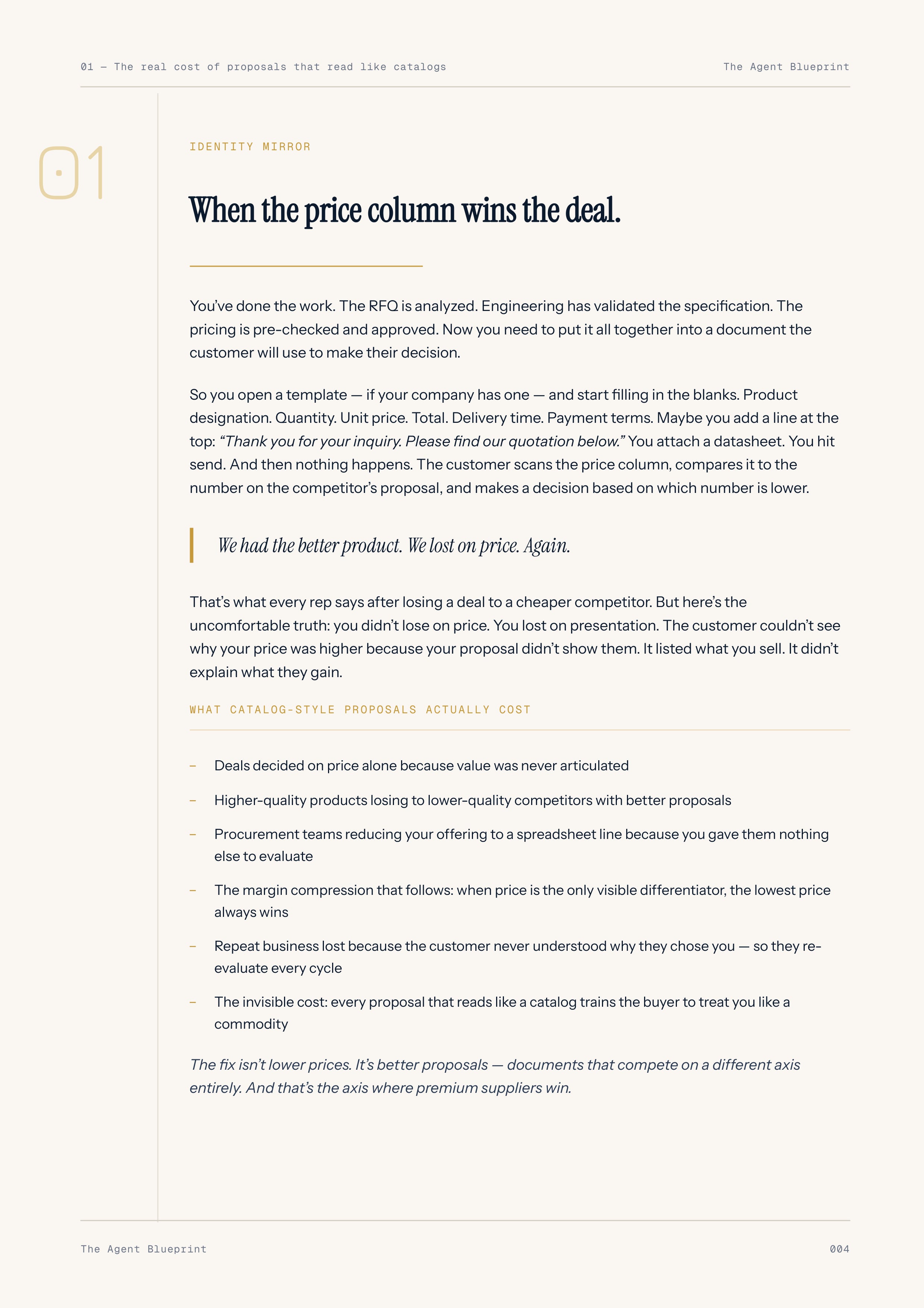 Proposal Writer Agent - Sales Phase 5 | Step 3 of 5