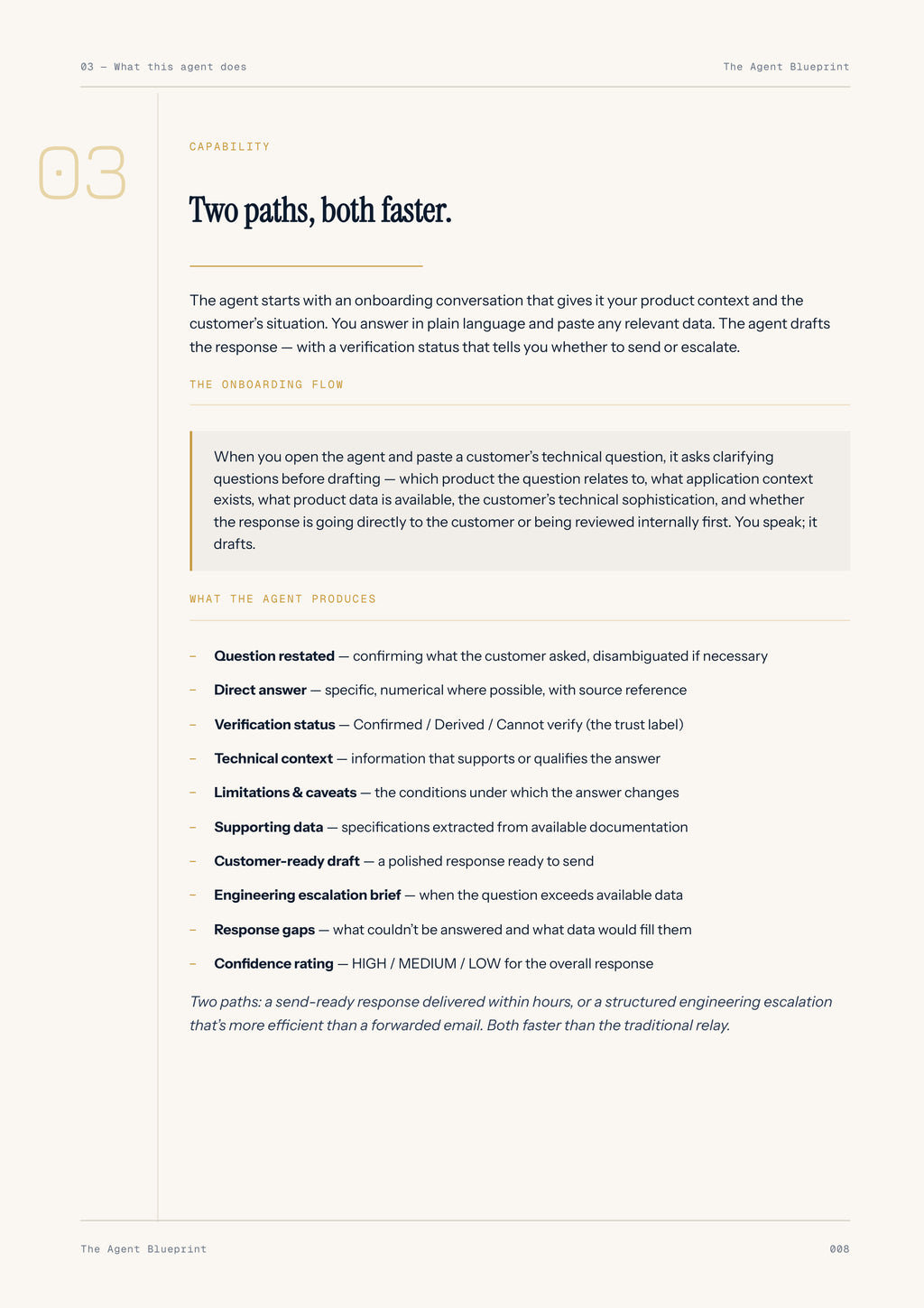 Technical Q&A Responder Agent - Sales Phase 5 | Step 5 of 5