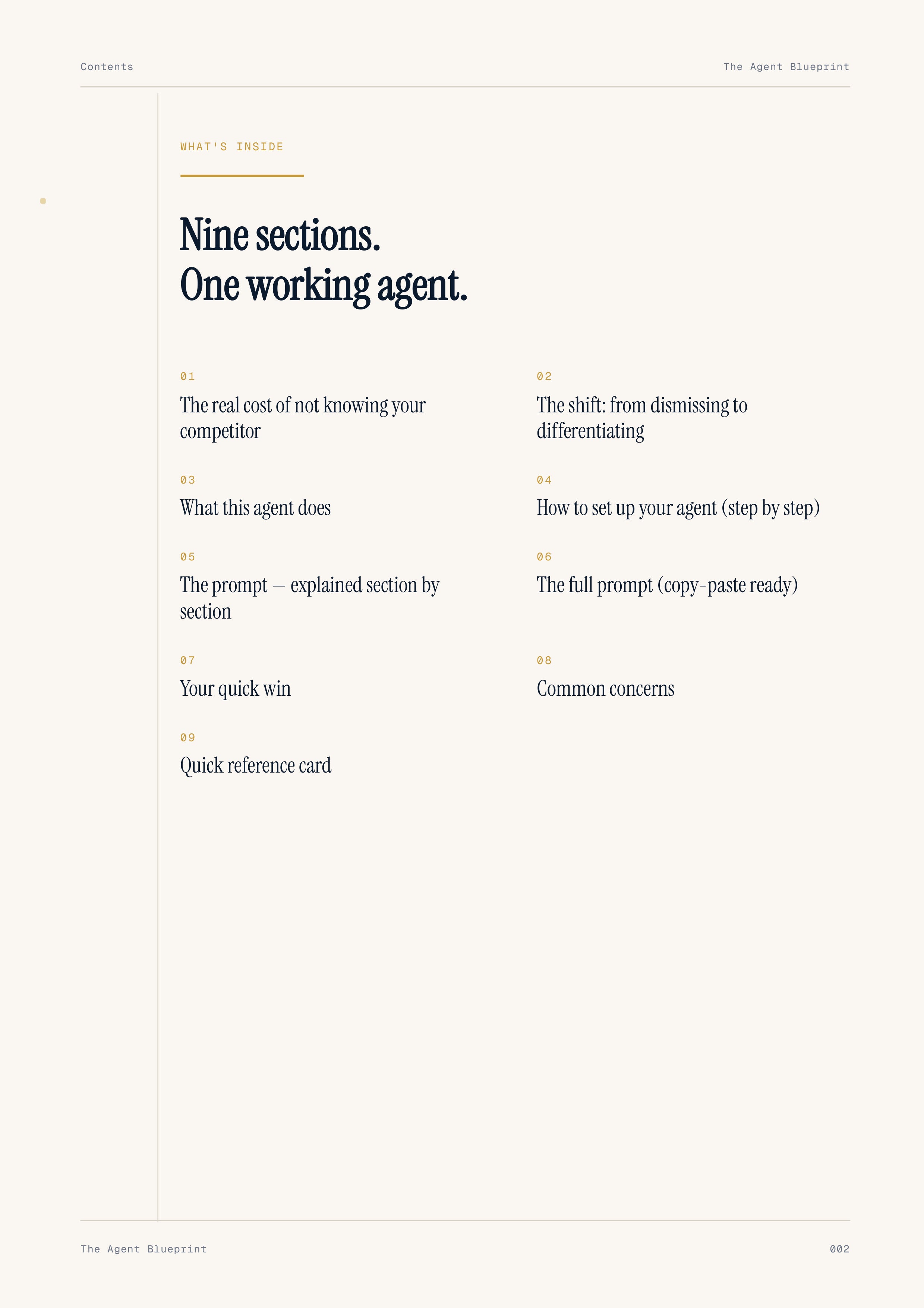 Competitive Intelligence Brief Agent - Sales Phase 6 | Step 2 of 4