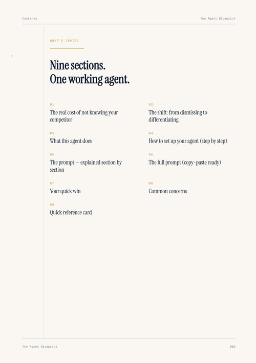 Competitive Intelligence Brief Agent - Sales Phase 6 | Step 2 of 4