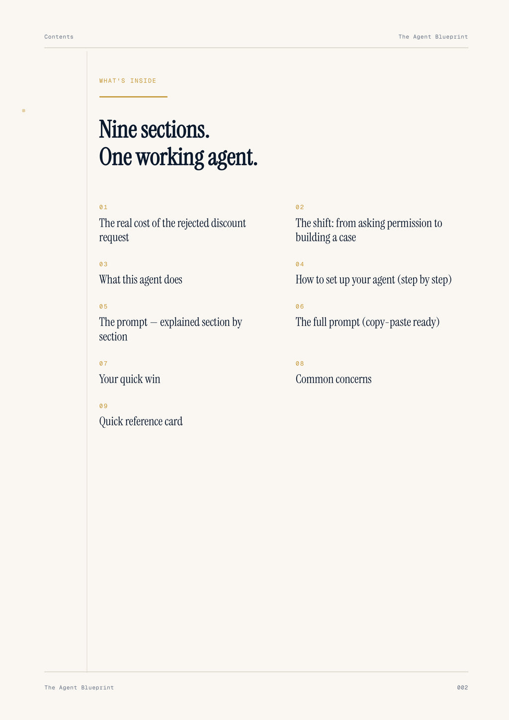 Discount Justifier Agent - Sales Phase 6 | Step 4 of 4