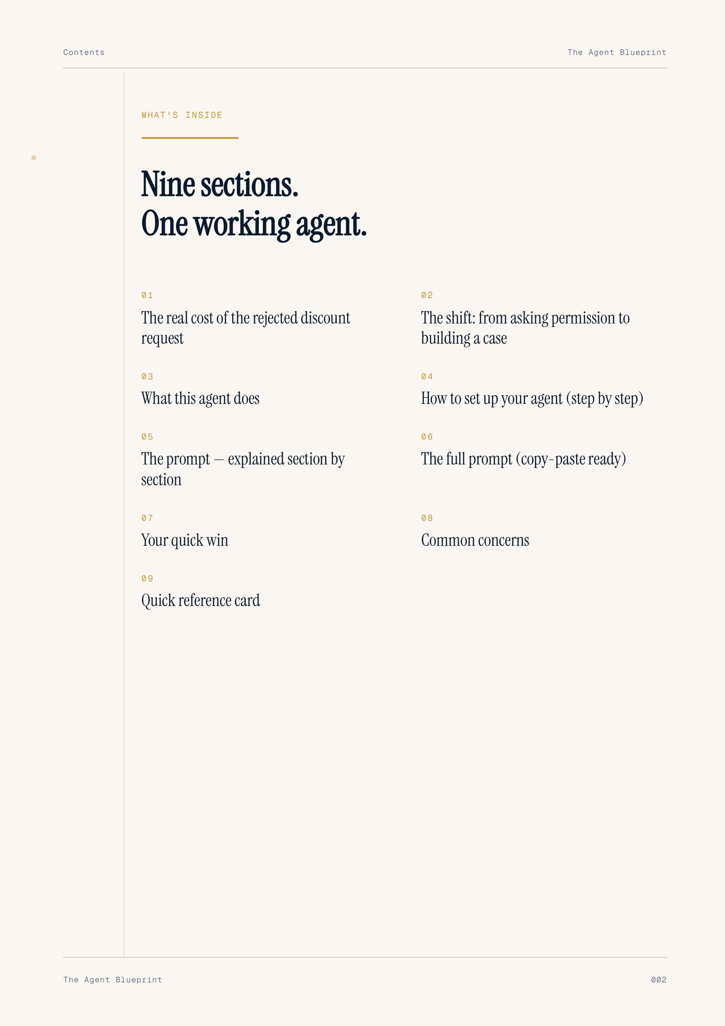 Discount Justifier Agent - Sales Phase 6 | Step 4 of 4