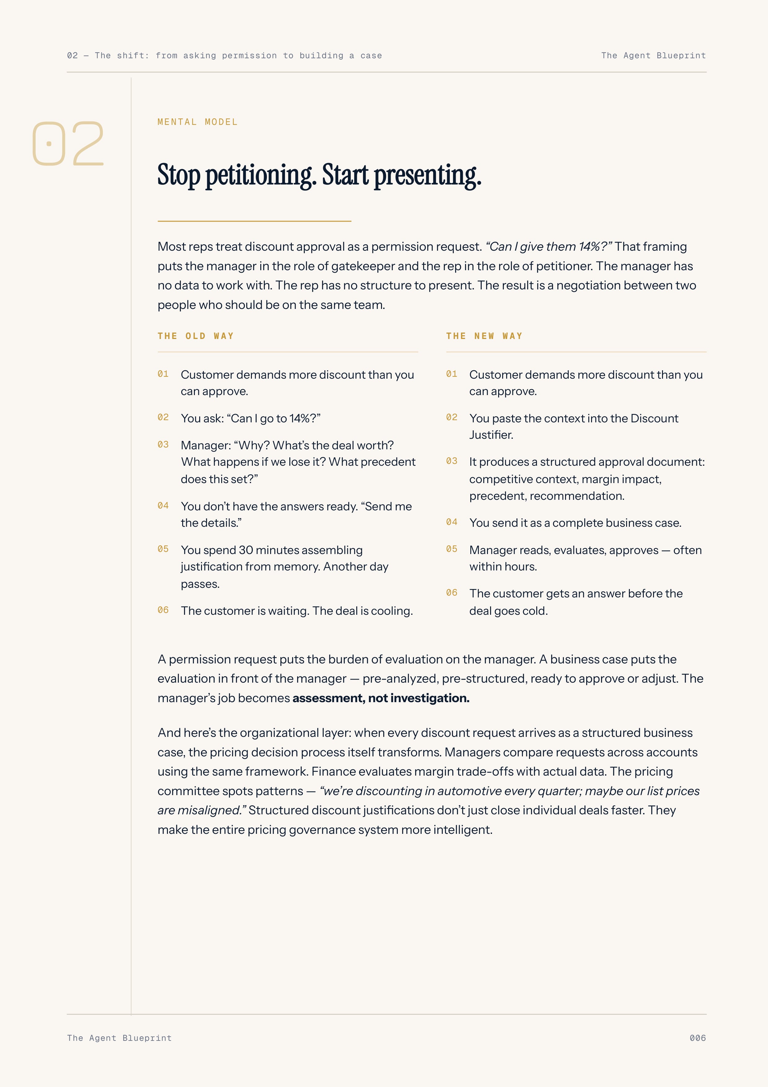 Discount Justifier Agent - Sales Phase 6 | Step 4 of 4