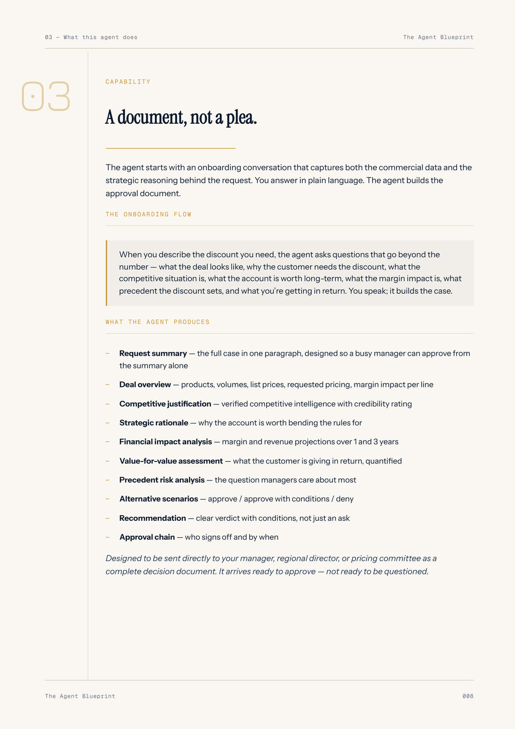 Discount Justifier Agent - Sales Phase 6 | Step 4 of 4