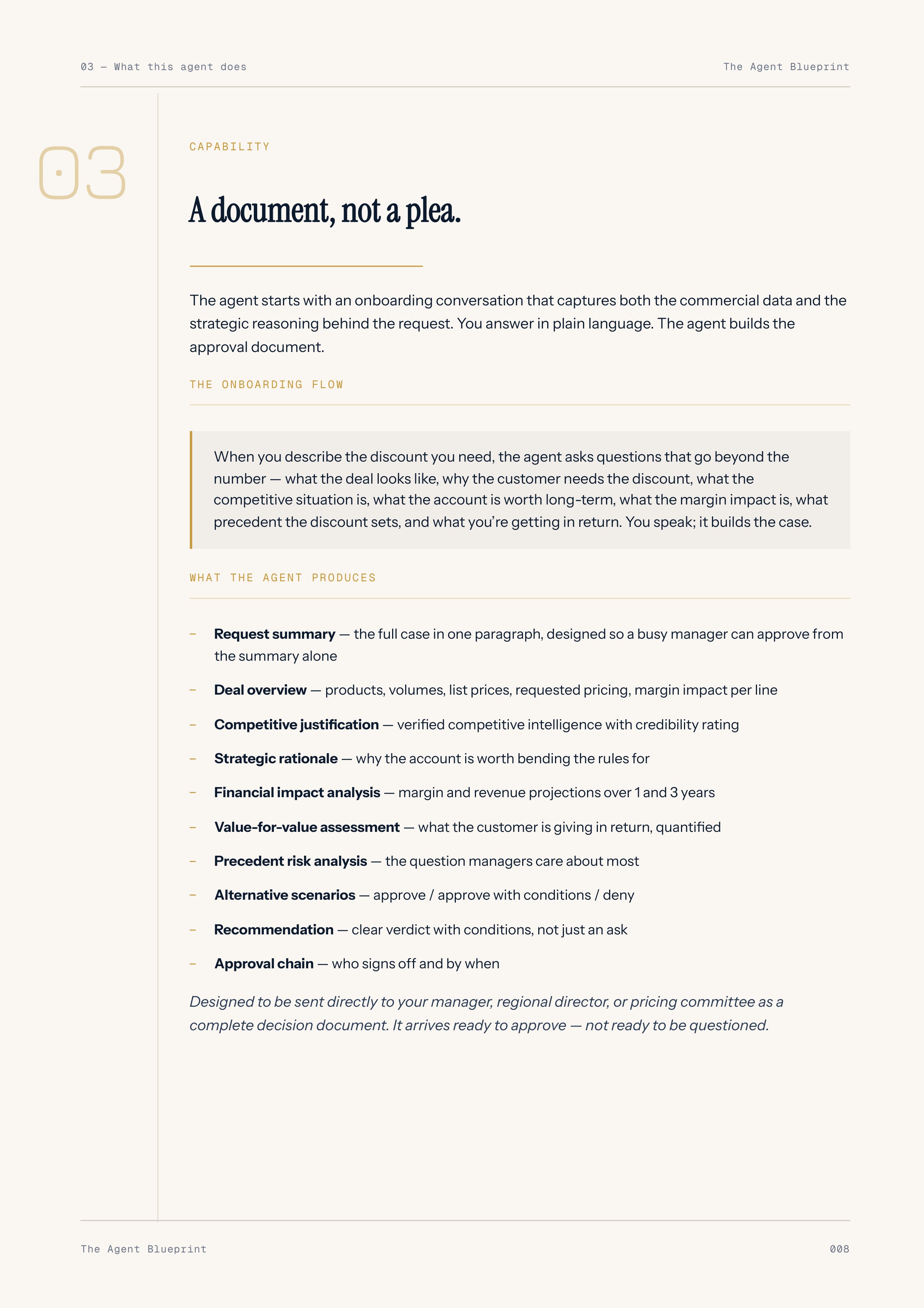 Discount Justifier Agent - Sales Phase 6 | Step 4 of 4
