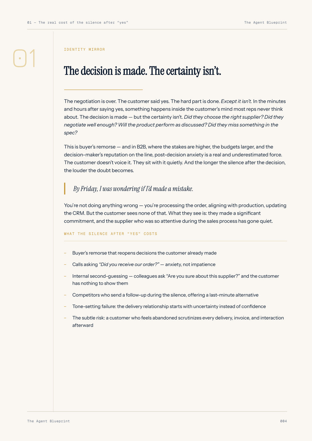 Order Confirmation Agent - Sales Phase 7 | Step 1 of 4