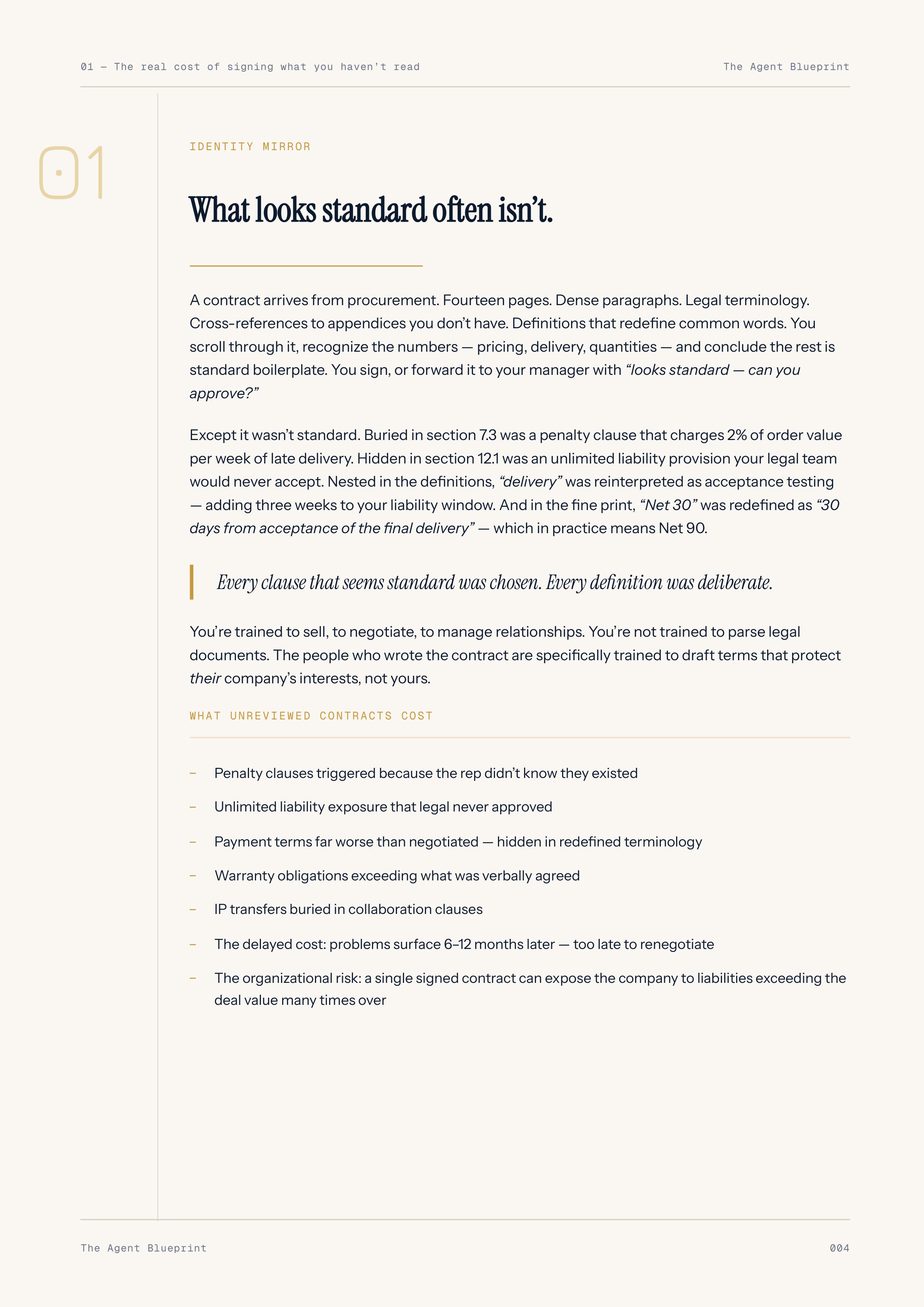 Contract Summarizer Agent - Sales Phase 7 | Step 2 of 4