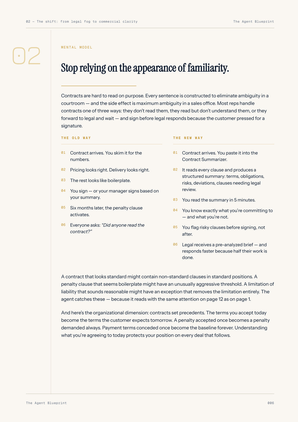 Contract Summarizer Agent - Sales Phase 7 | Step 2 of 4