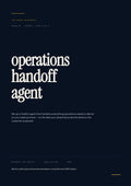 Operations Handoff Agent - Sales Phase 7 | Step 4 of 4