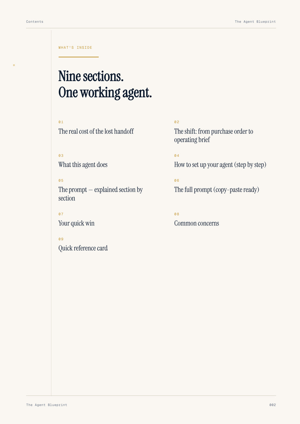 Operations Handoff Agent - Sales Phase 7 | Step 4 of 4