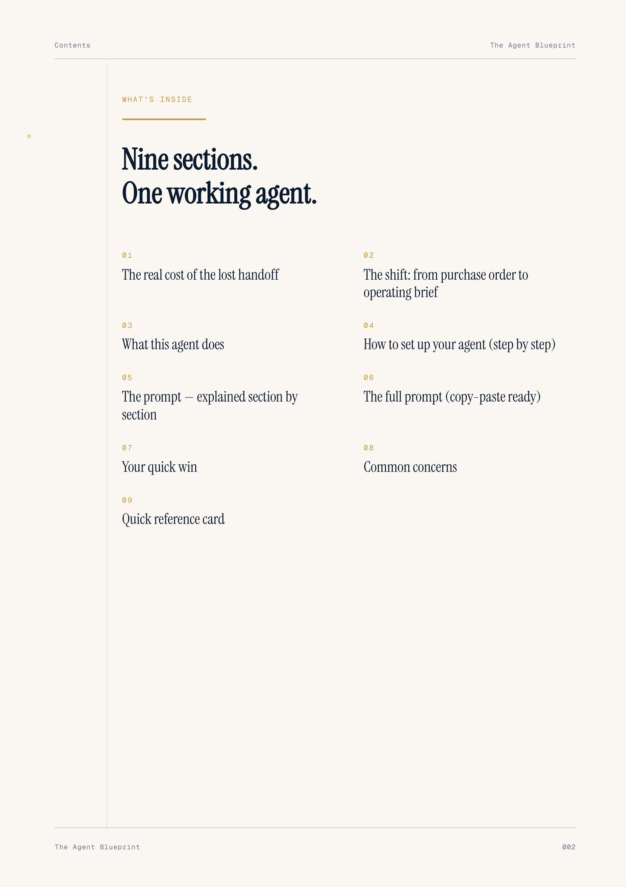 Operations Handoff Agent - Sales Phase 7 | Step 4 of 4