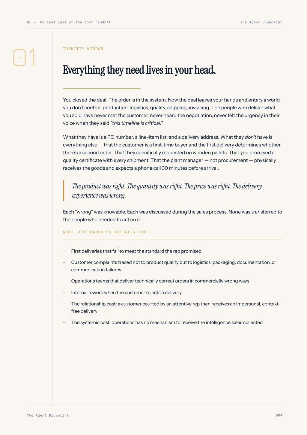 Operations Handoff Agent - Sales Phase 7 | Step 4 of 4