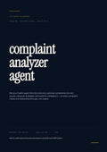 Complaint Analyser Agent - Sales Phase 8 | Step 2 of 5