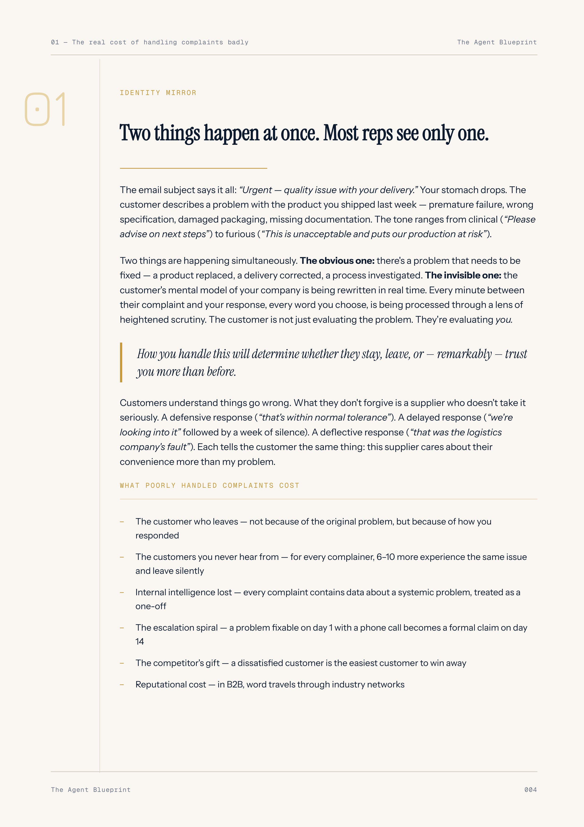 Complaint Analyser Agent - Sales Phase 8 | Step 2 of 5