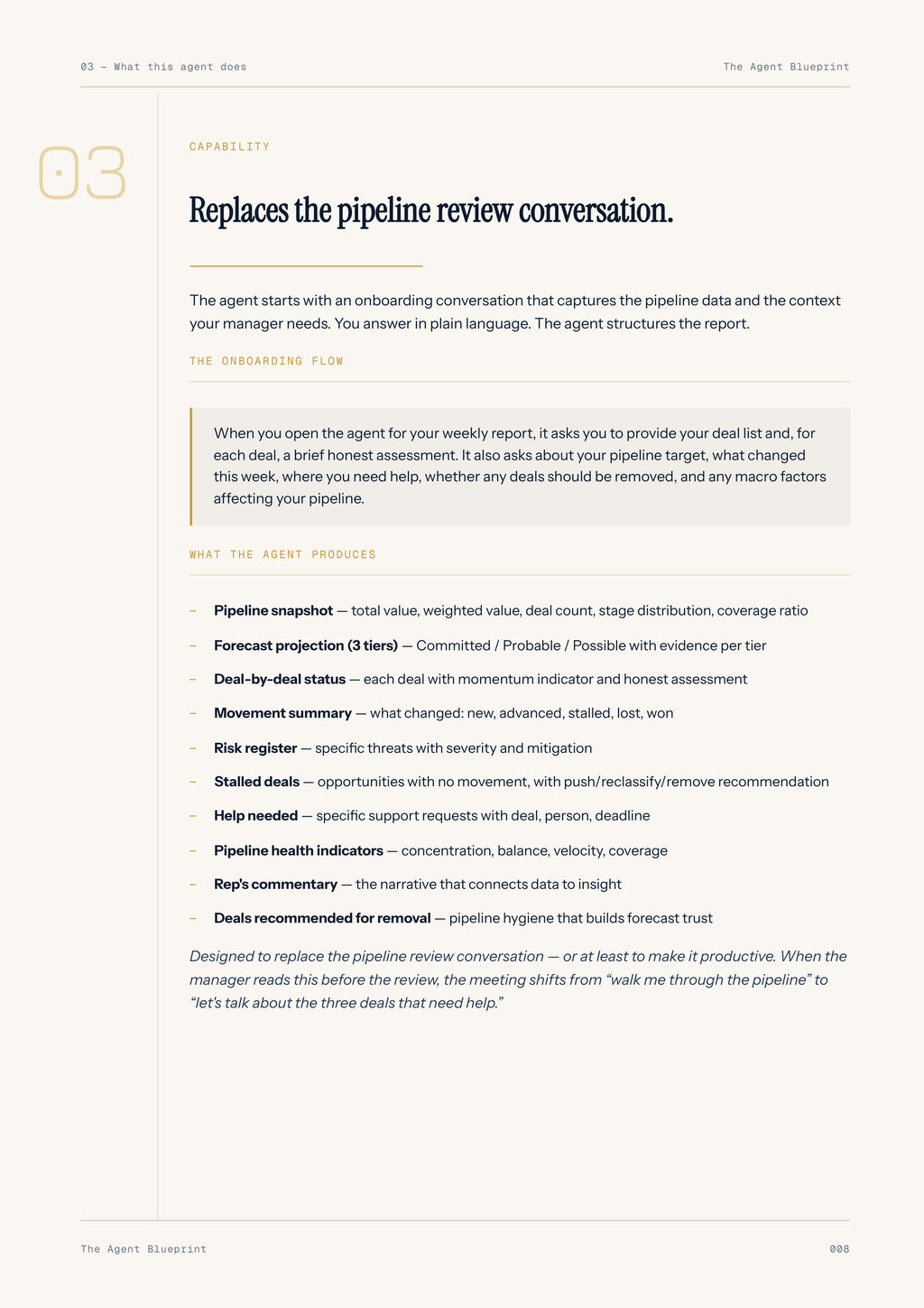 Weekly Pipeline Report - Sales Phase 9 | Step 1 of 6