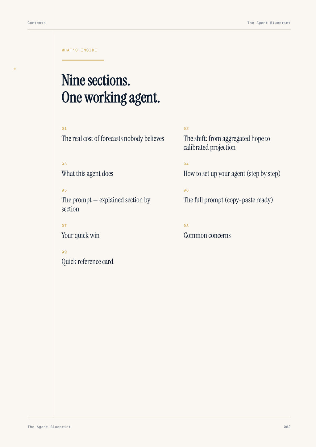 Forecast Generator Agent - Sales Phase 9 | Step 2 of 6