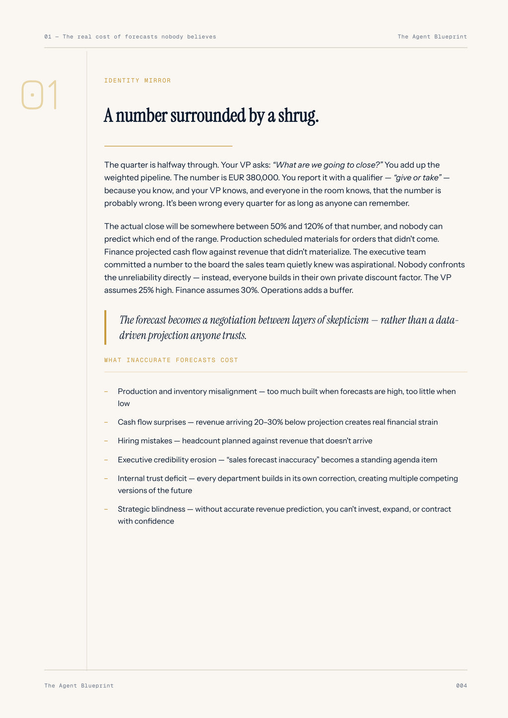 Forecast Generator Agent - Sales Phase 9 | Step 2 of 6