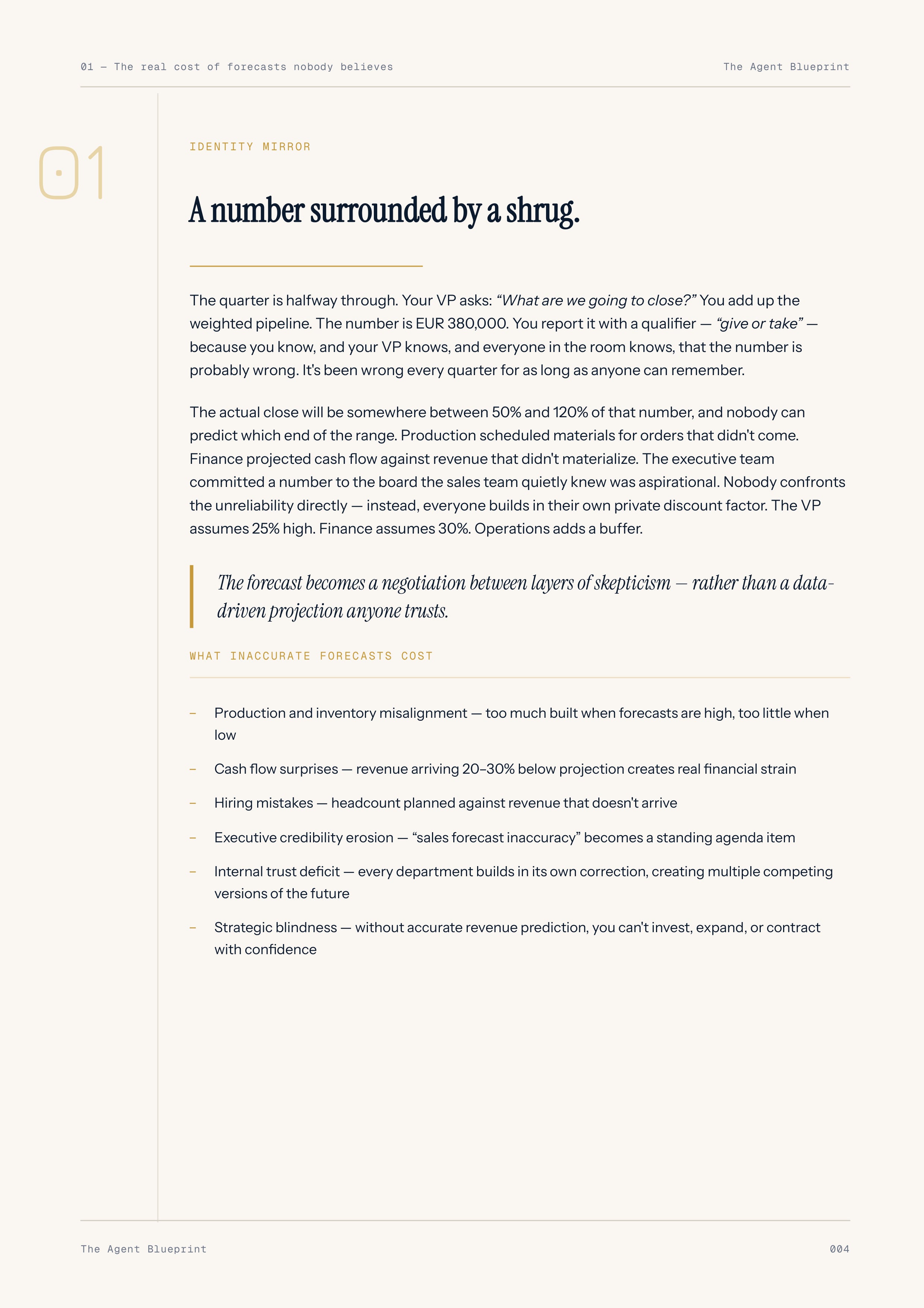 Forecast Generator Agent - Sales Phase 9 | Step 2 of 6
