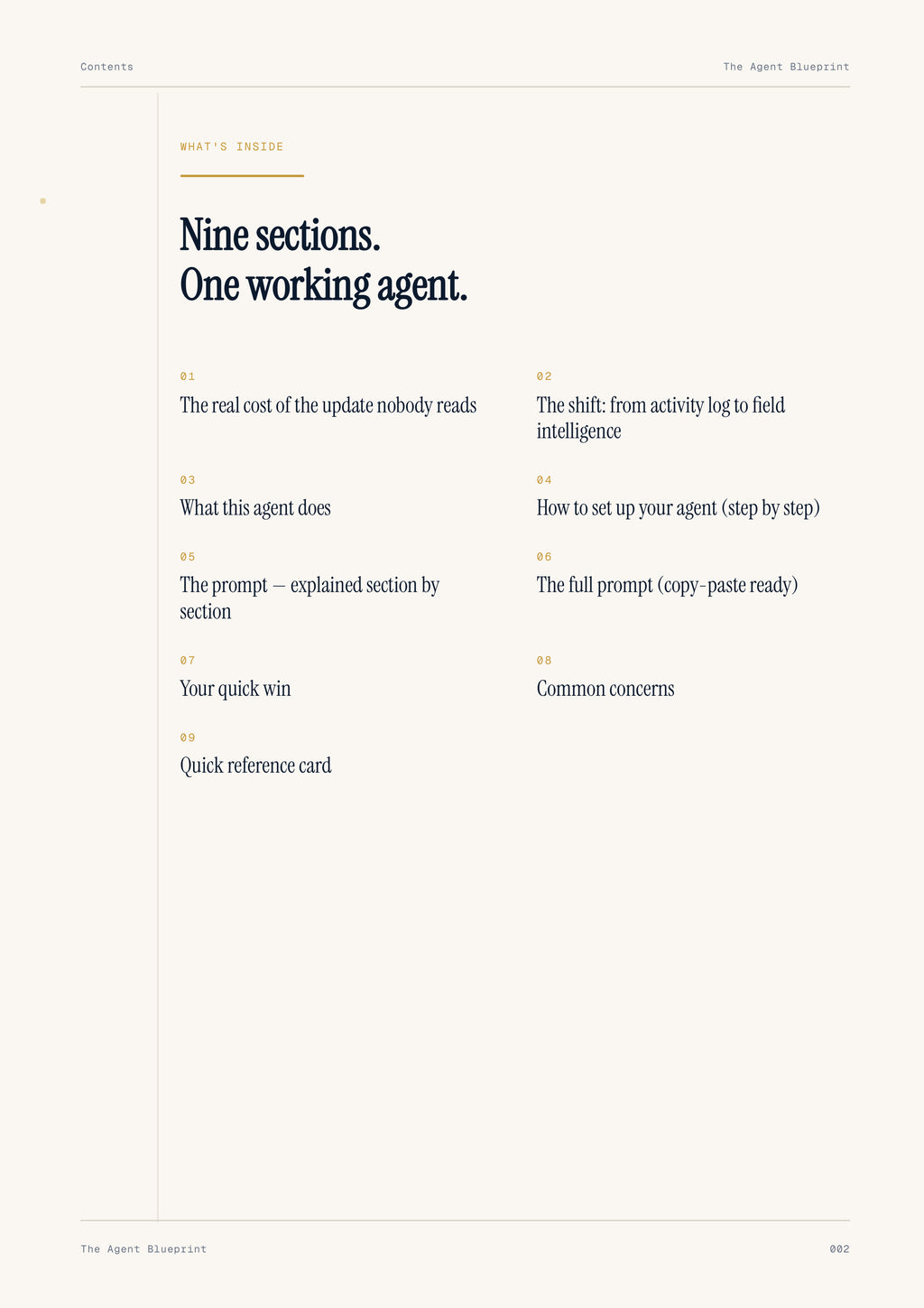 Team Update Writer Agent - Sales Phase 9 | Step 3 of 6