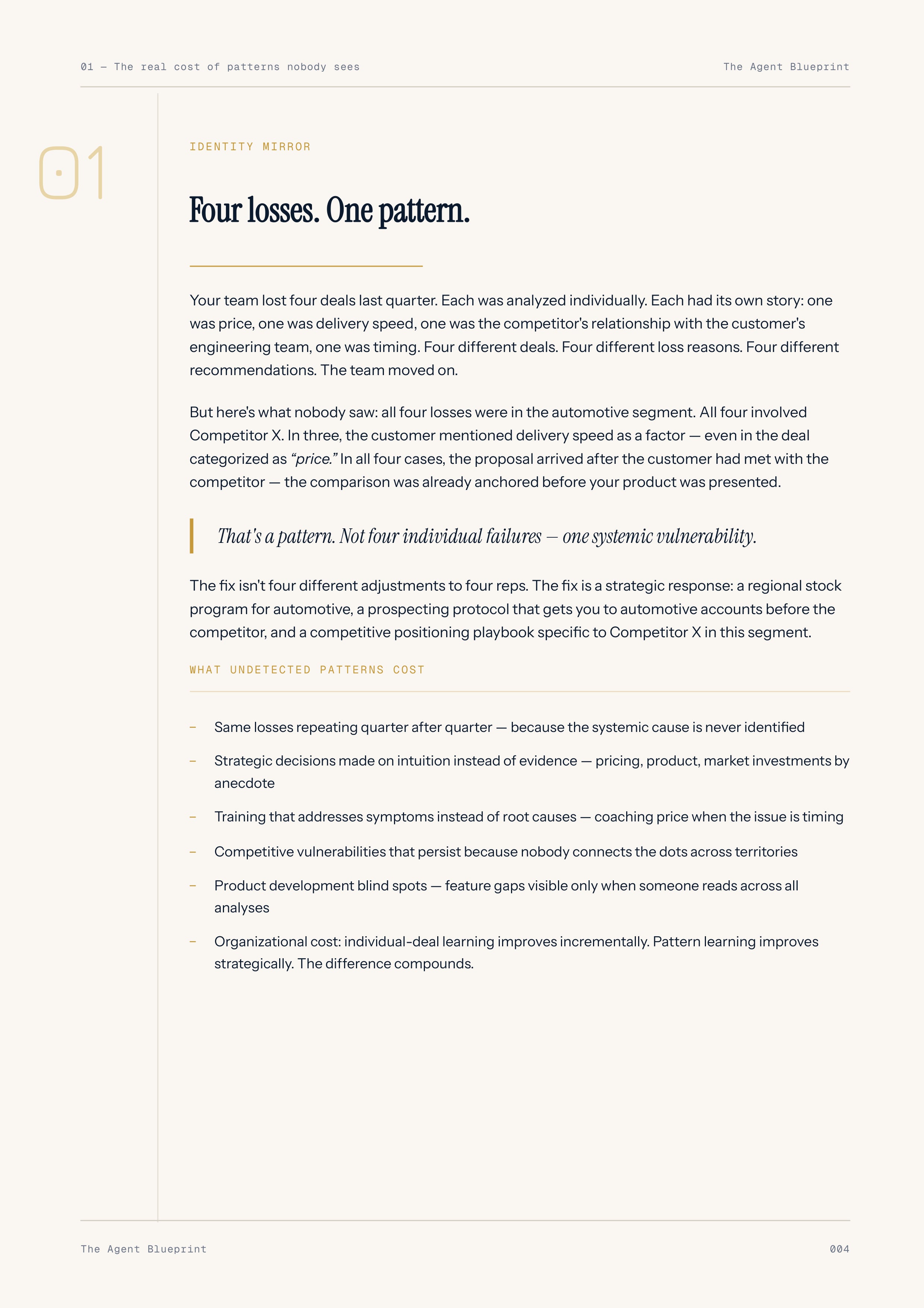 Win/Loss Pattern Analyser - Sales Phase 9 | Step 6 of 6