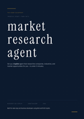 Market Research Agent - Sales Phase 1 | Step 1 of 4