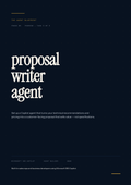 Proposal Writer Agent - Sales Phase 5 | Step 3 of 5